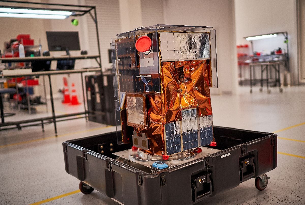 Un satélite de Satellogic. Fotógrafa: Ana Ferreira/Bloomberg