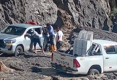 Cusco: vehículos quedan atrapados tras deslizamiento de lodo en vía alterna a Machu Picchu