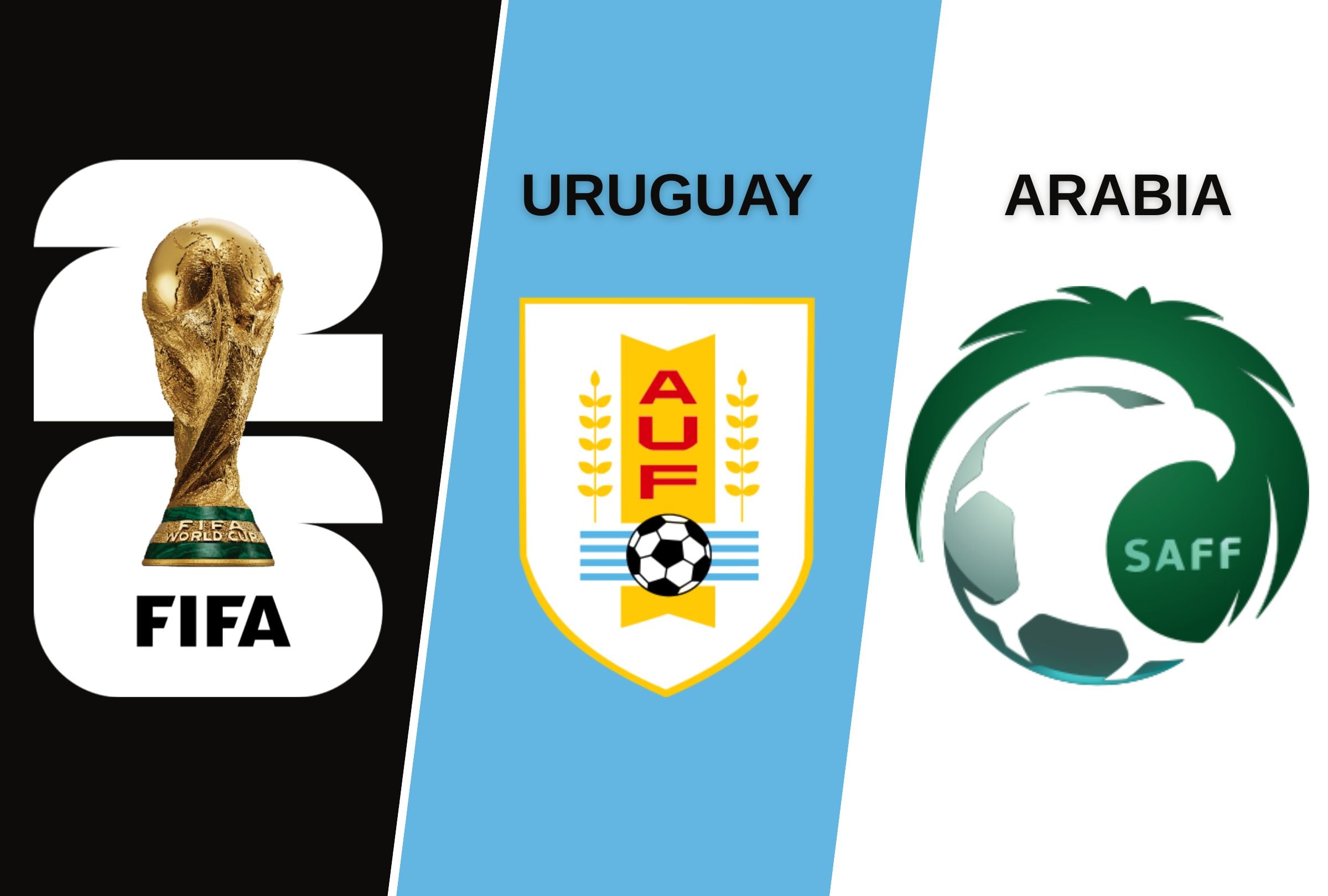 Conoce los horarios y canales de TV para ver el partido entre Uruguay vs. Arabia Saudita EN VIVO y EN DIRECTO ONLINE hoy 15 de junio desde el Hard Rock Stadium. (Foto: Composición Depor)