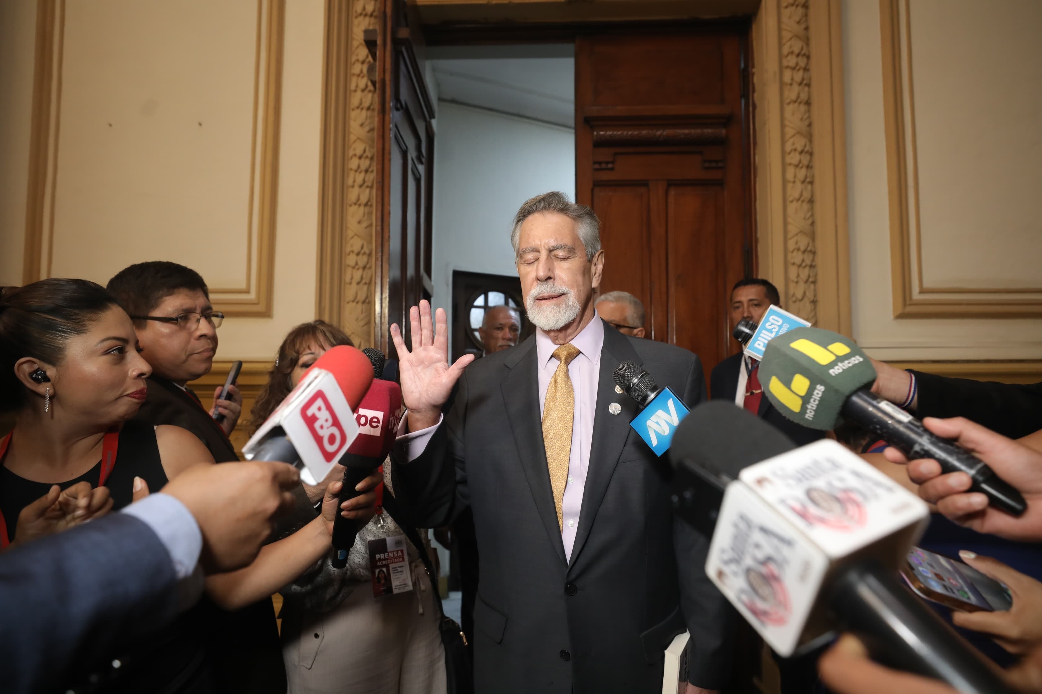 Francisco Sagasti asegura que no postulará a la presidencia 2026. Foto: GEC.