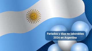 Calendario completo de feriados y días no laborables 2026 en Argentina