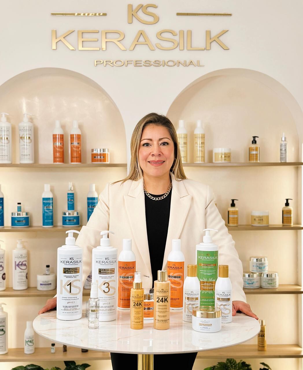 Roxana Castillo Cruz, CEO de Global Beauty.