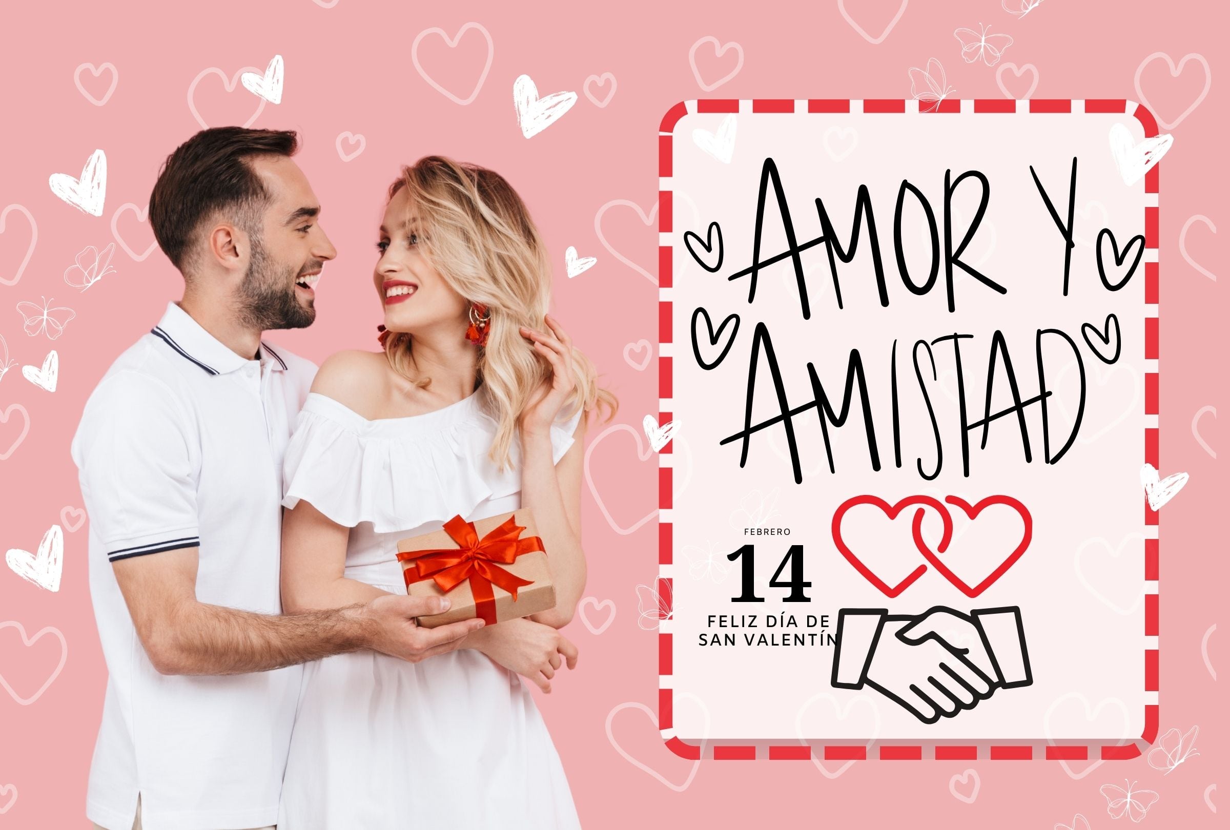 ESTADOS UNIDOS, 14/02/2026.- Las 300 mejores frases sobre el Día del Amor y la Amistad para que puedas compartes este 14 de febrero en tus redes sociales de WhatsApp, Facebook, TikTok e Instagram FOTO DE CANVA.COM EDITADA POR NOÉ YACTAYO