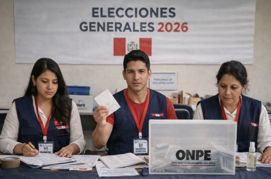 Ingresa a ESTE LINK para saber si fuiste elegido como miembro de mesa para las elecciones generales 2026. Foto composición Gestión - ChatGPT