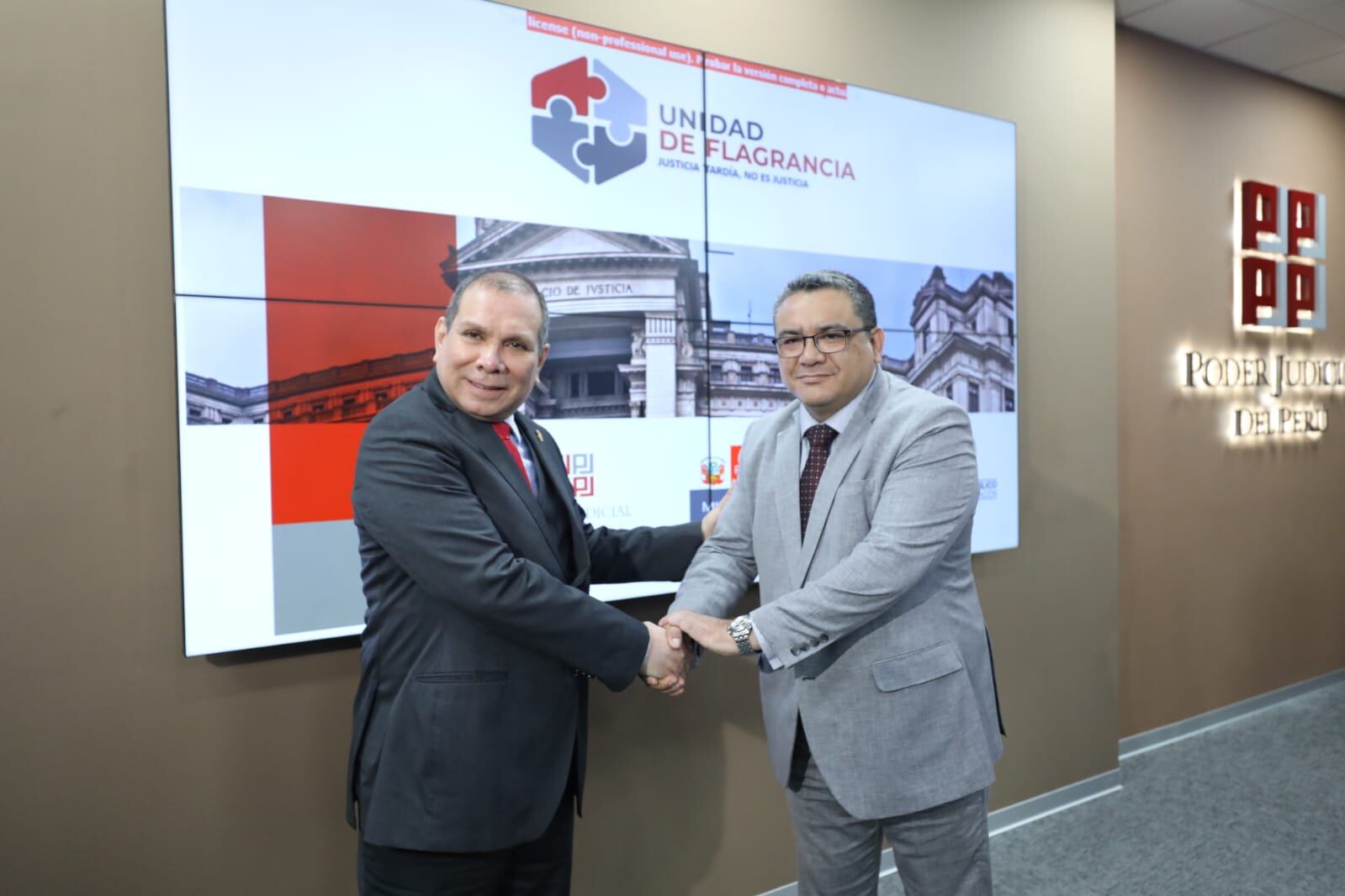 Autoridades se reúnen para analizar estrategias y combatir la inseguridad ciudadana. Foto: Poder Judicial