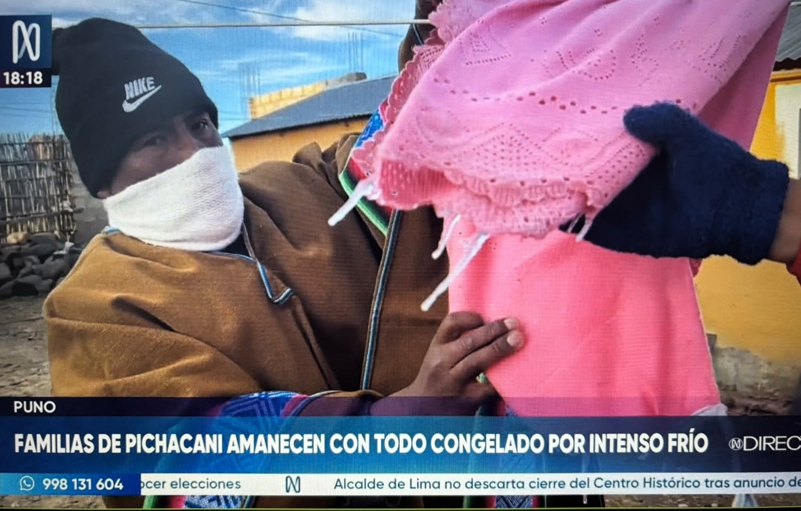 El Senamhi alertó que temperaturas de hasta -15 °C se registrarán en las zonas altas de la región Puno, del 23 al 25 de junio. Foto: Canal N