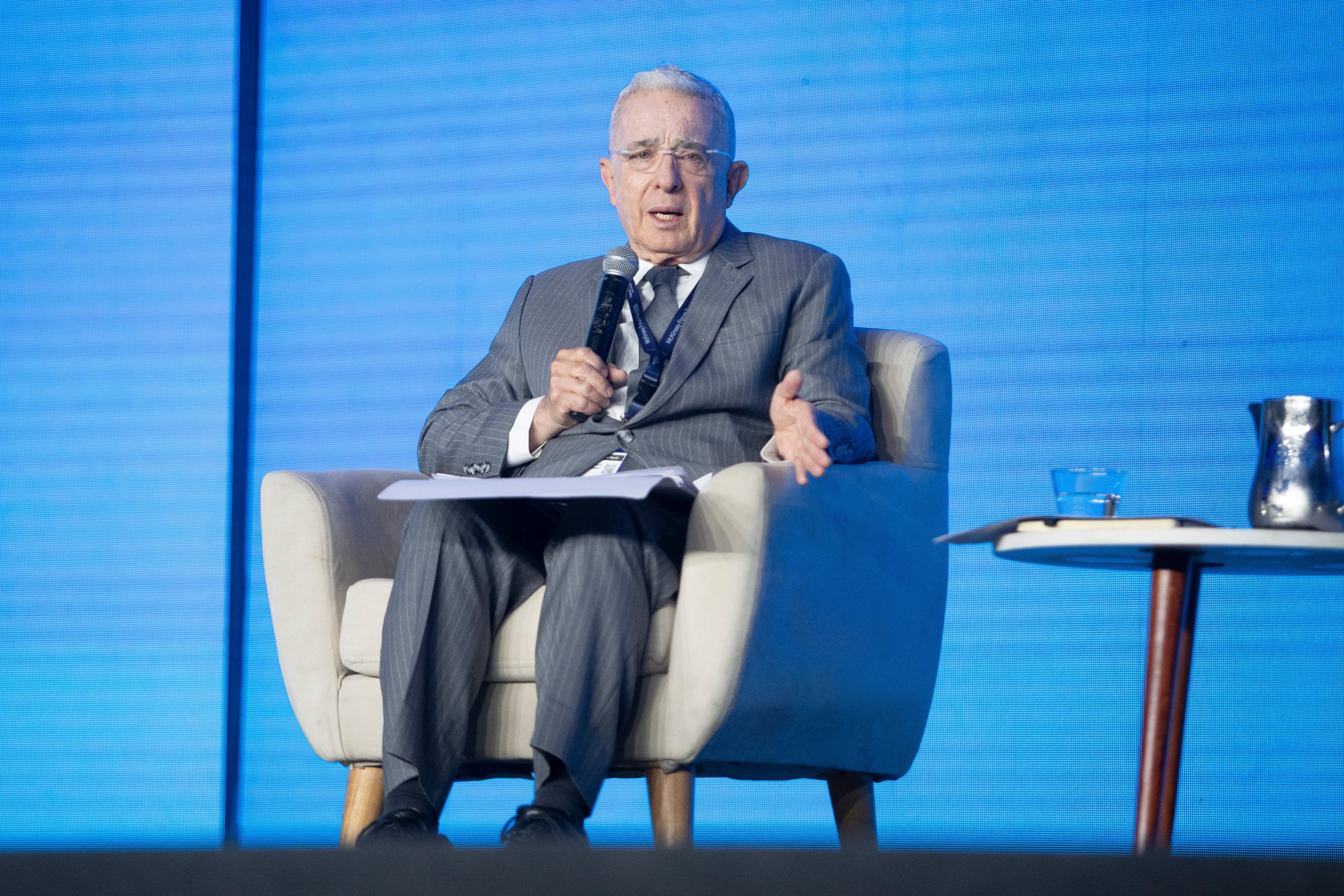 Álvaro Uribe, expresidente de Colombia. (Foto: Julio Reaño / GEC)