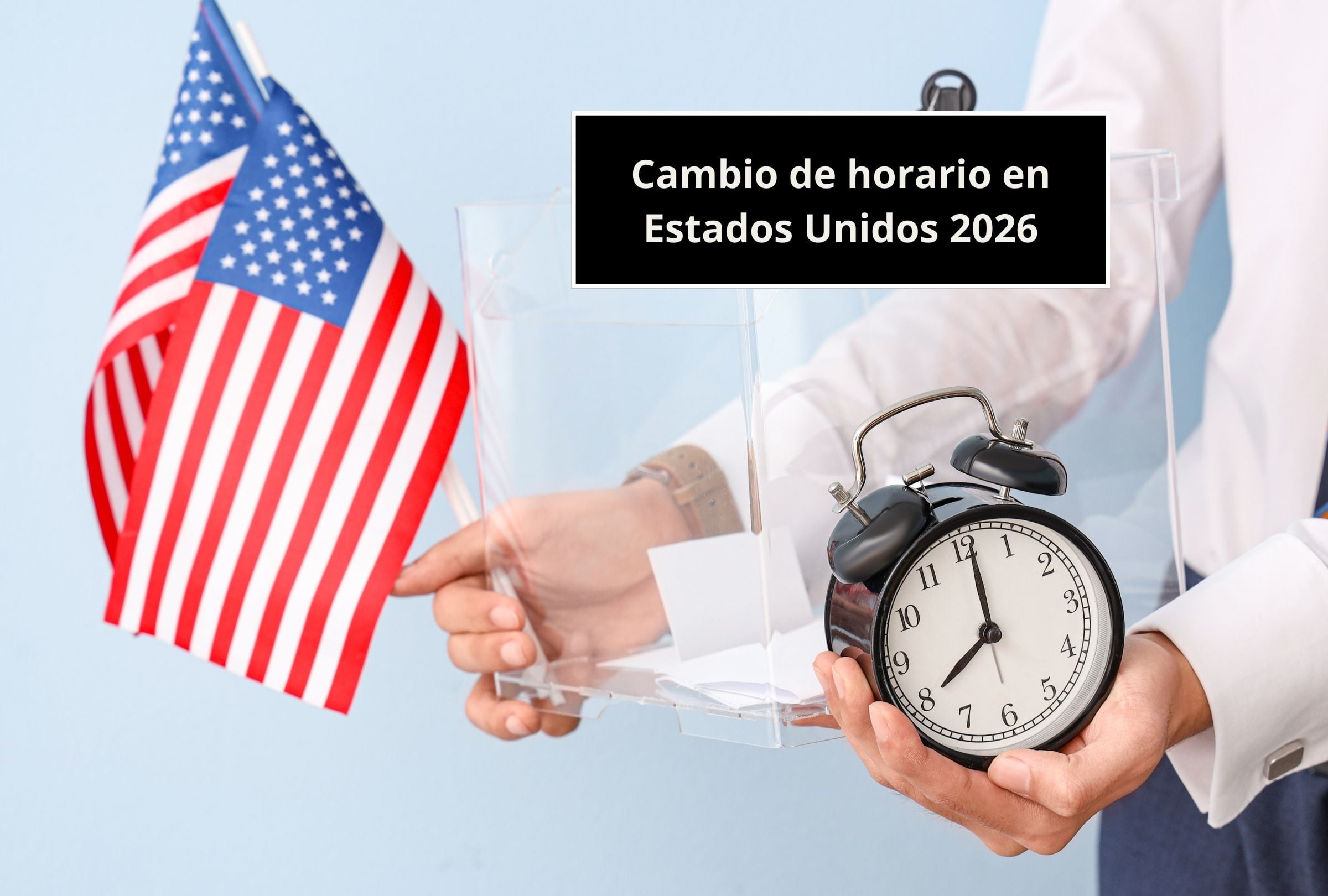 Lee esta nota para que recibas información acerca del cambio de horario en Estados Unidos 2026. (Foto: Composición Mag)