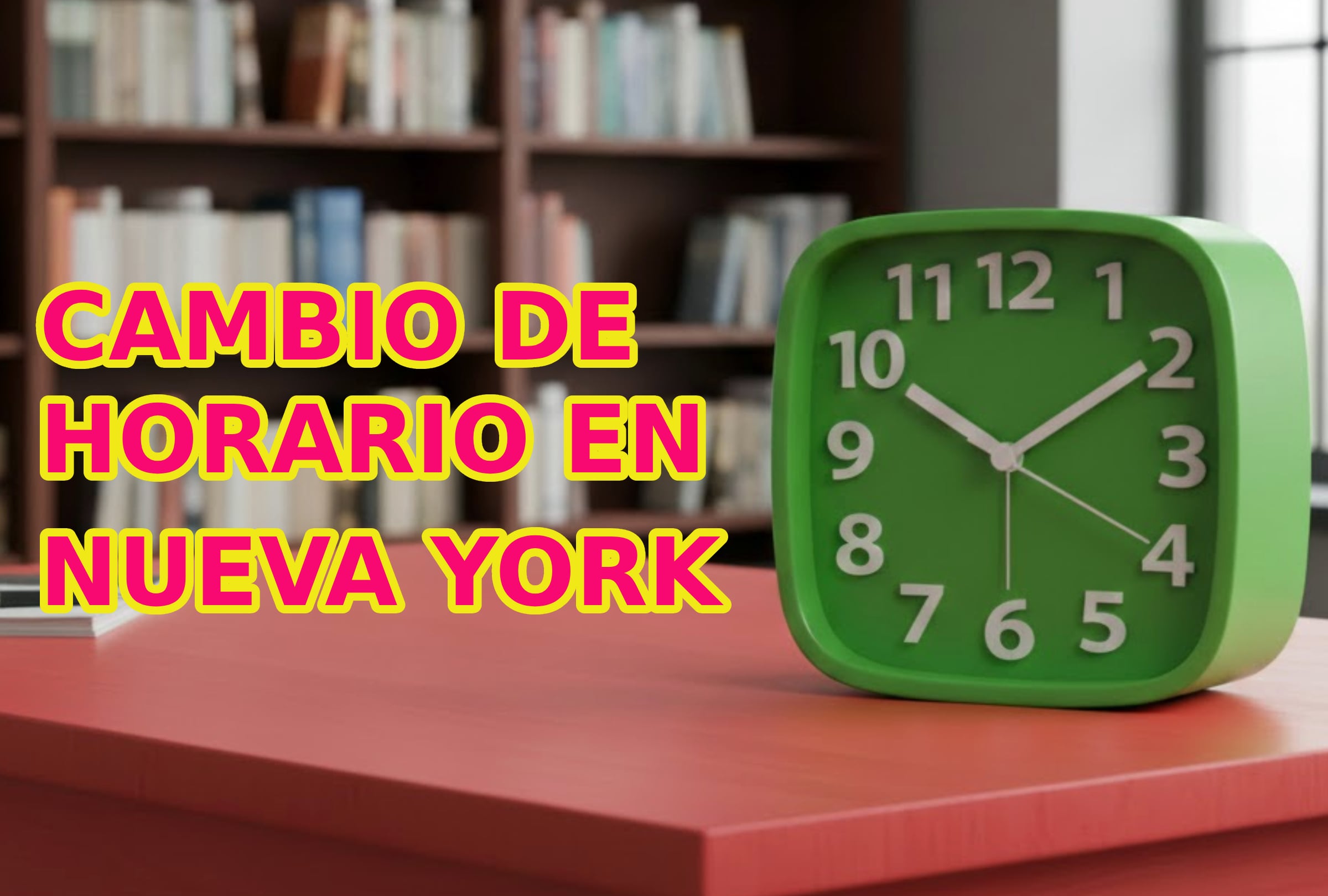 NYC, NUEVA YORK (ESTADOS UNIDOS), 07/02/2026.- Cambio de horario en Nueva York 2026: fecha, cómo adelantar y atrasar el reloj y consejos para no perder tus citas. IMAGEN CREADA POR NOÉ YACTAYO CON GEMINI AI PARA GESTIÓN MIEX