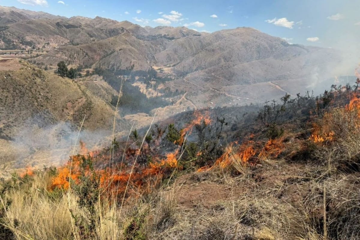 Incendios forestales en Cusco: Gobierno implementa plan aéreo contra siniestros