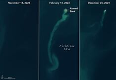 La isla ‘fantasma’ fotografiada desde el espacio por la NASA