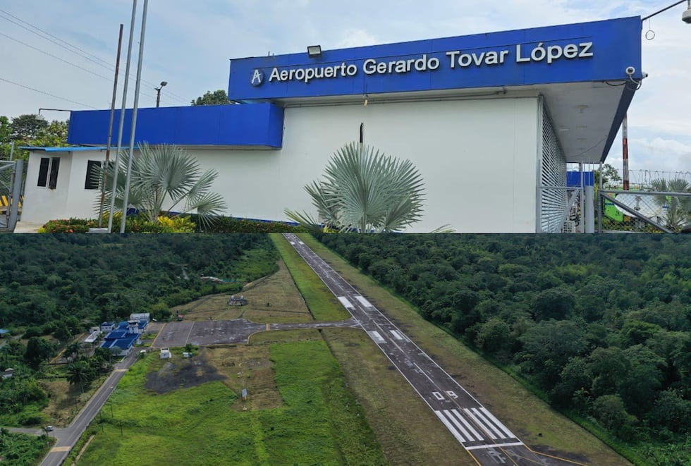 El Aeropuerto Gerardo Tovar López terminal aérea ubicada en la ciudad Puerto de Buenaventura, Valle del Cauca, Colombia. Existe operación comercial por parte de las aerolíneas Aexpa y Satena. | Crédito: Aeronáutica Civil de Colombia / Facebook / @AerocivilCol / X