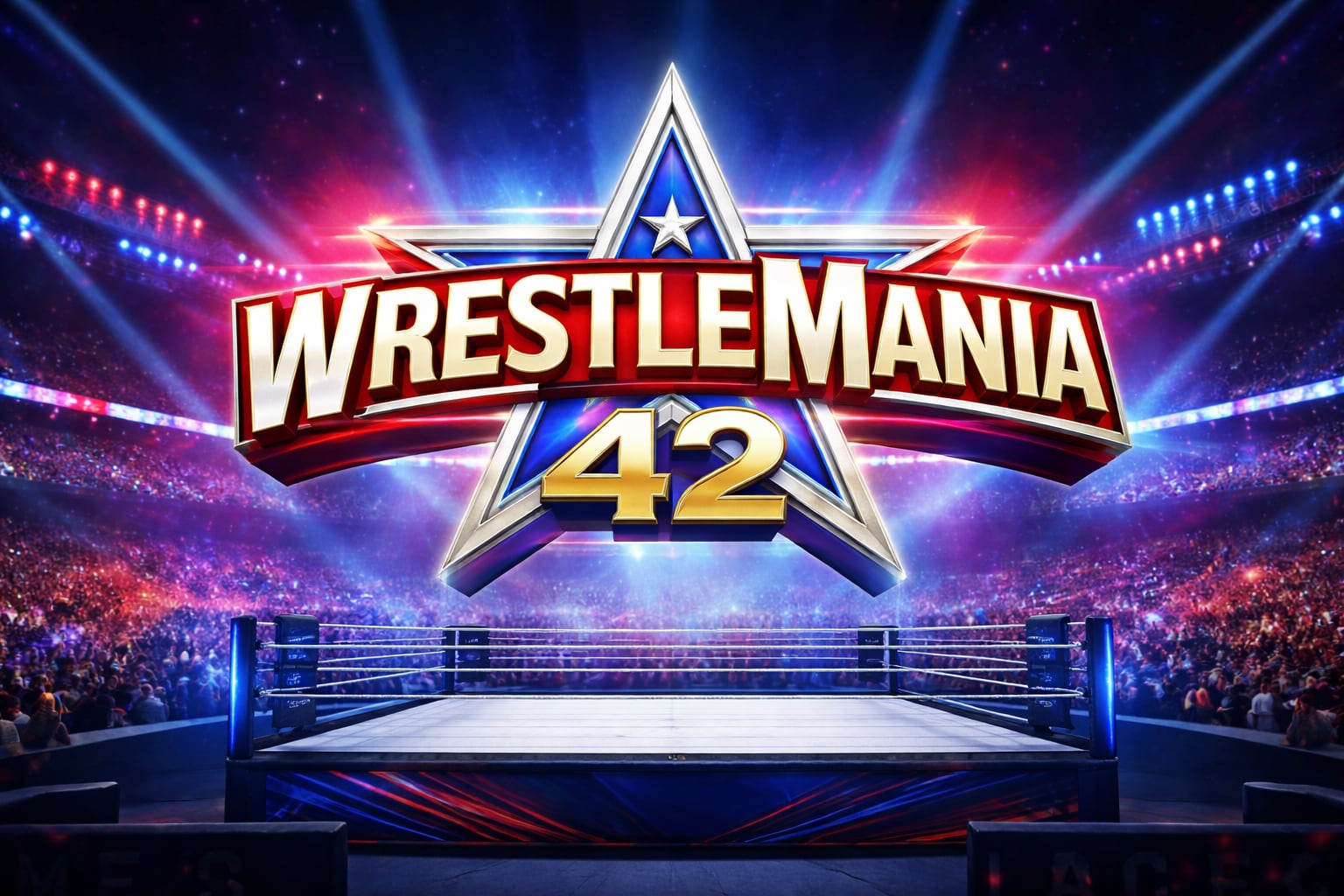 El evento más grande de la WWE se realizará en dos noches desde Las Vegas con transmisión por streaming (Imagen hecha por MAG con apoyo de la IA Gemini)