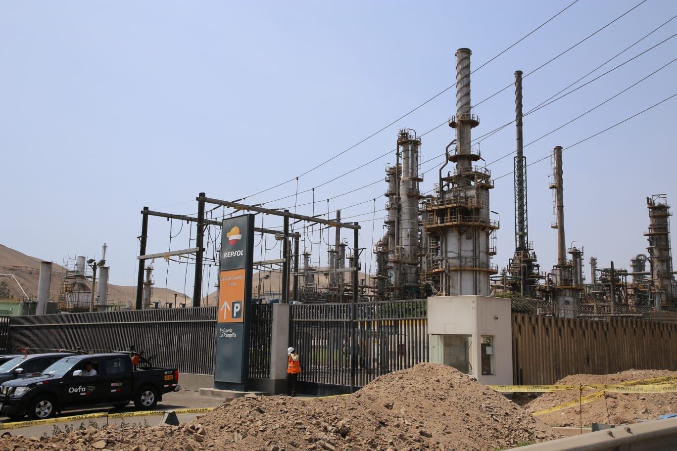 La compañía puso en marcha su plan de respuesta a la emergencia y los sistemas contraincendios funcionaron correctamente. (Foto: Oefa)