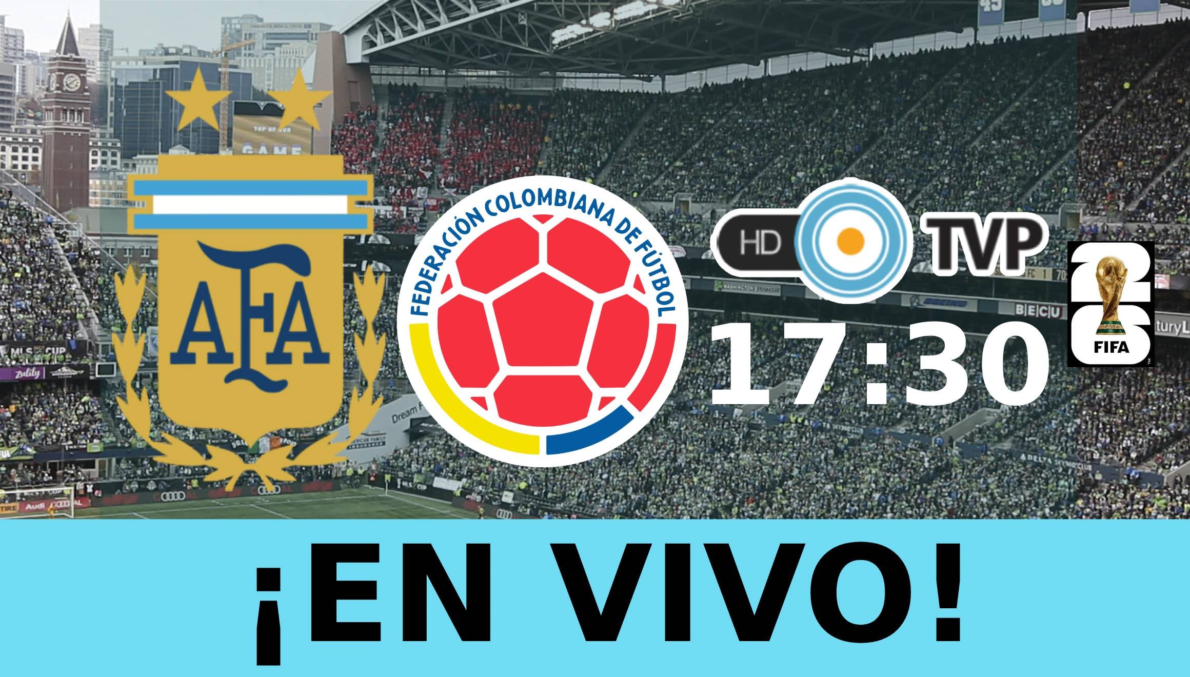 Cobertura oficial de Televisión Pública (Canal 7) para ver el partido Argentina vs. Colombia por la jornada 8 de las Eliminatorias Sudamericanas de la Conmebol rumbo al Mundial 2026. (Foto: Noé Yactayo)