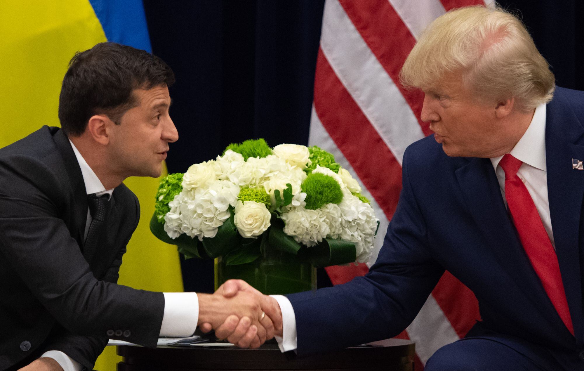 Donald Trump ya ha recibido en anteriores ocasiones al presidente de Ucrania Volodymyr Zelensky. En ese entonces no había invasión rusa en terreno ucraniano. (Foto: SAUL LOEB / AFP).