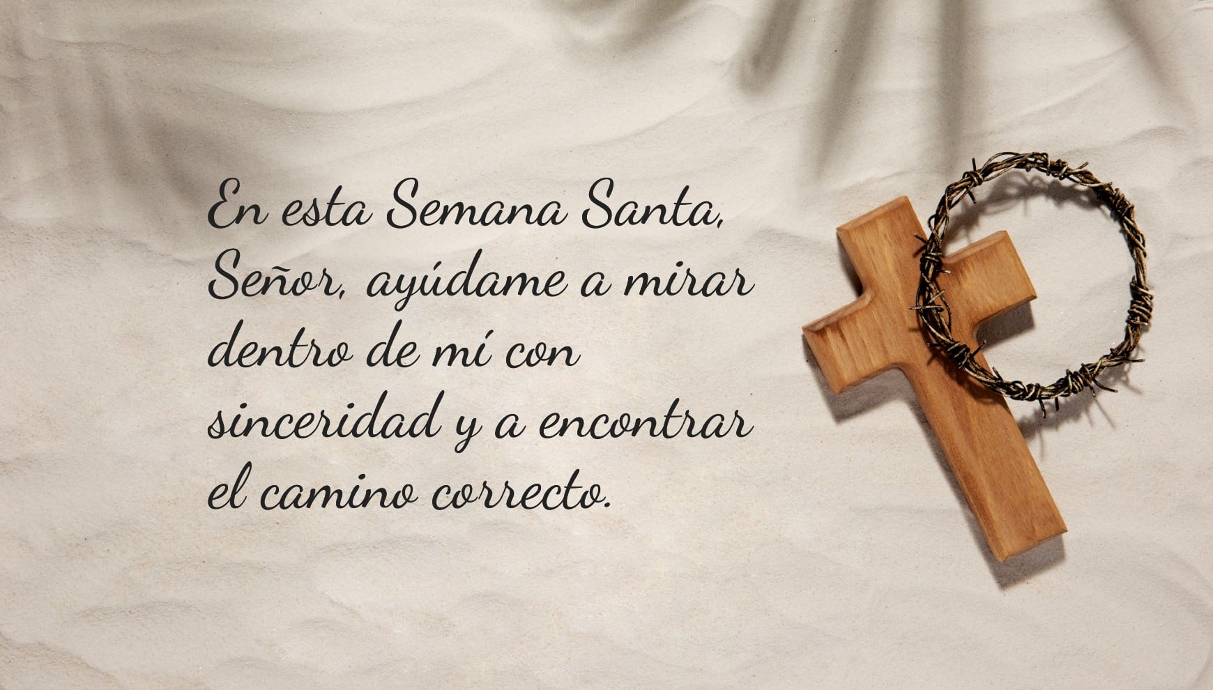 En Semana Santa, compartir oraciones une corazones y renueva la esperanza. | Crédito: Composición Gestión Mix / Freepik