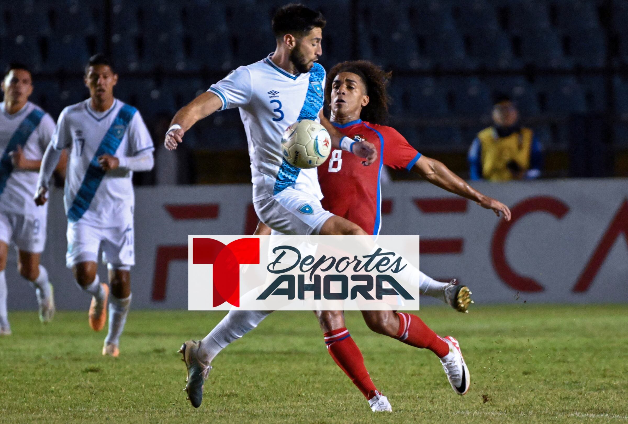 CIUDAD DE GUATEMALA (GUATEMALA), 13/11/2025.- Cobertura oficial de Telemundo Deportes Ahora EN VIVO EN DIRECTO para ver el partido entre Guatemala y Panamá este jueves 13 de noviembre por la quinta fecha del Grupo A de las Eliminatorias Concacaf rumbo al Mundial de Fútbol 2026. FOTO DE JOHAN ORDONEZ PARA AFP