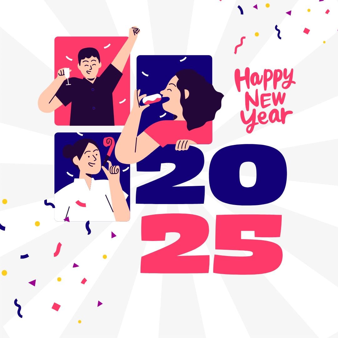 Te comparto una lista de imágenes del Año Nuevo 2025, con mensajes y frases bonitas, colocar en tus estados de Instagram y WhatsApp (Foto: Canva.com)