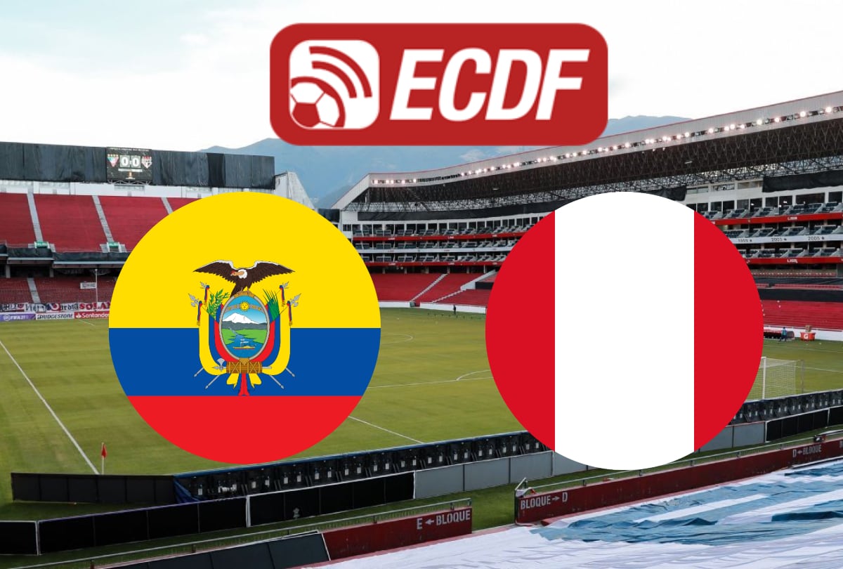 Cobertura oficial de El Canal del Fútbol (ECDF YouTube) para ver el partido Ecuador vs. Perú por las Eliminatorias al Mundial 2026. (Foto: Composición Mix)