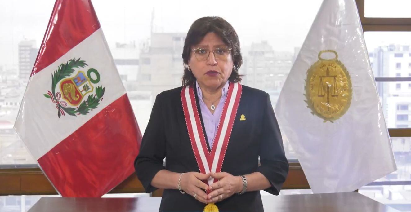 Delia Espinoza, fiscal de la Nación, advirtió que cambios a la ley de extinción de dominio generarían impunidad. (Ministerio Público)