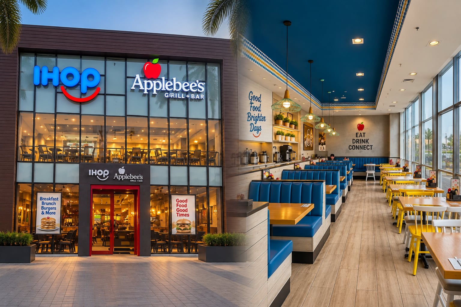 IHOP y Applebee’s operan actualmente dos restaurantes bajo el formato Dual Brand en Lima.