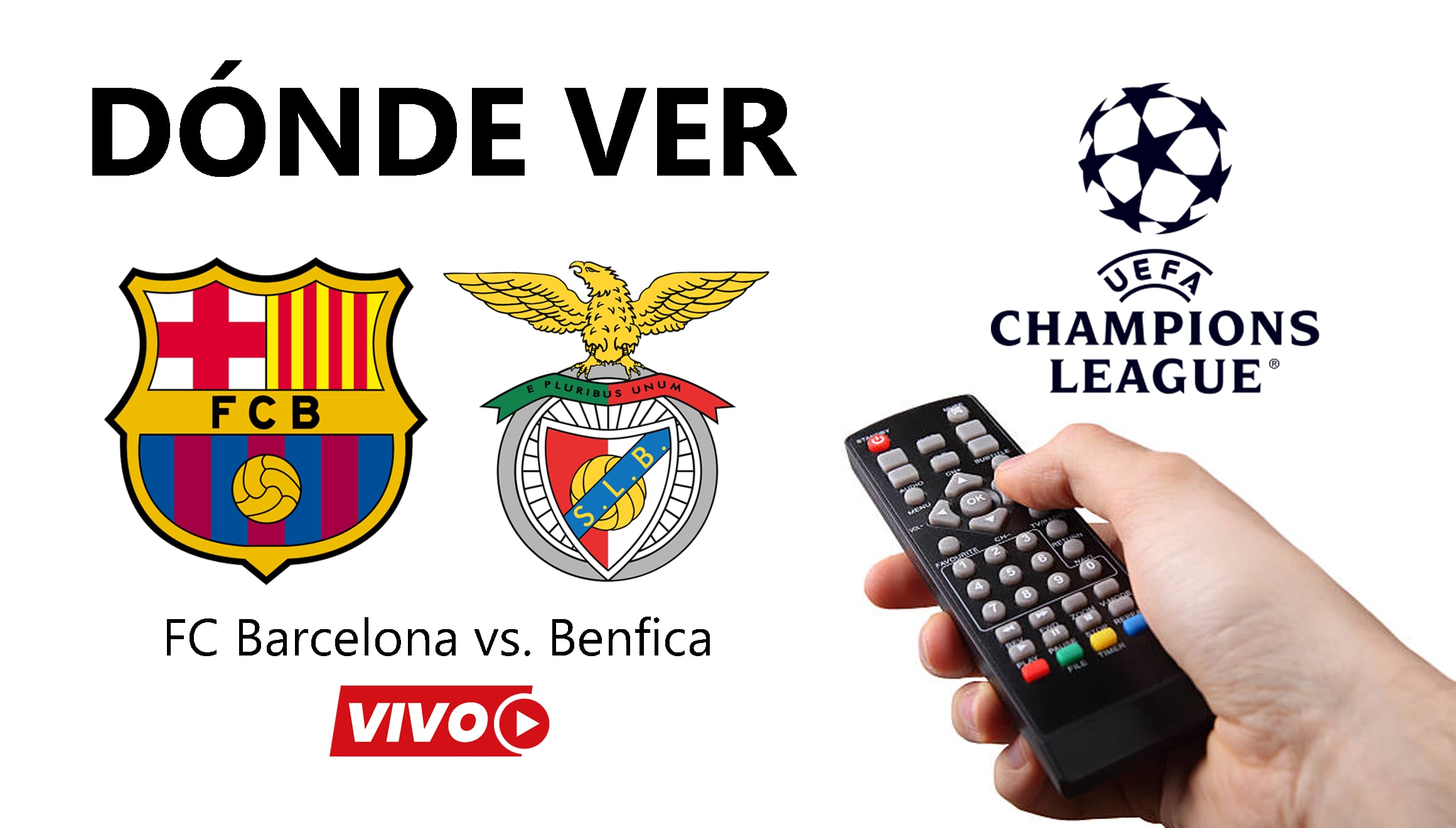 Barcelona y Benfica juegan el partido de vuelta de octavos de final de la UEFA Champions League, este martes 11 de marzo en Montjuic. (Foto: Composición Gestión Mix)