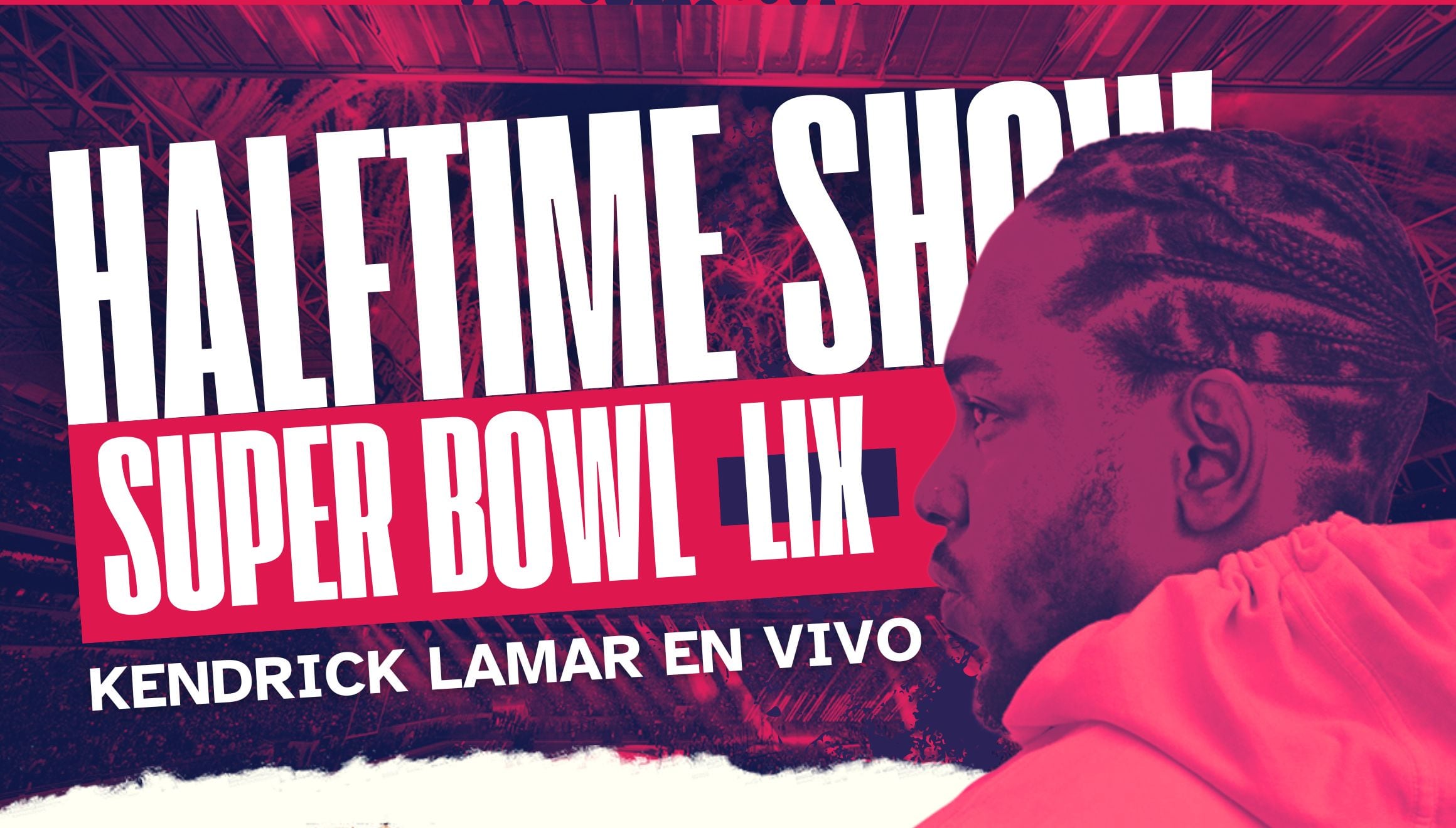 Horario y canales de TV para ver la presentación de Kendrick Lamar durante el medio tiempo del Super Bowl LIX hoy desde el Caesars Superdome de Nueva Orleans, Luisiana (Foto: Canva.com / Noé Yactayo)