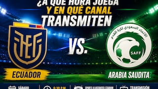 ¿A qué hora juega y en qué canal transmiten Ecuador vs. Arabia Saudita EN VIVO hoy por amistoso a la Copa Mundial 2026? Horarios y canales tv online
