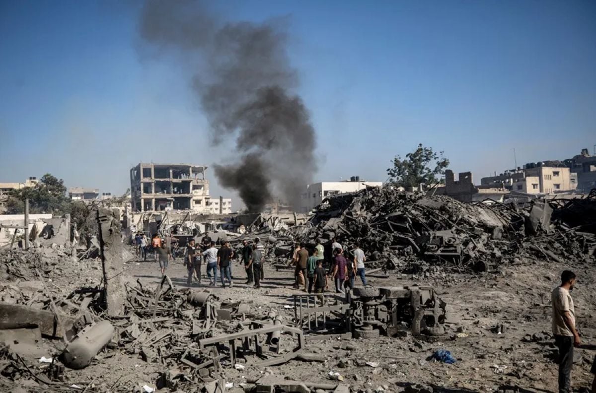 Unicef alertó que al menos 300 niños han muerto en Gaza durante los 300 días posteriores al alto el fuego. Foto: EFE.
