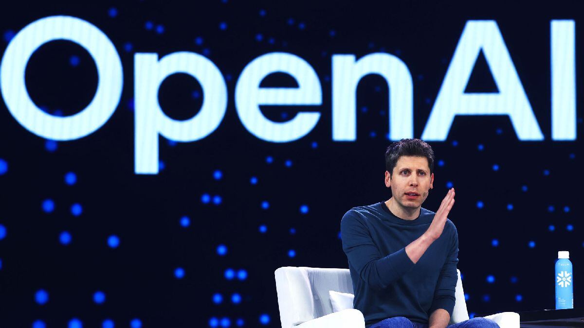 Sam Altman, CEO de OpenAI. Foto: Justin Sullivan/Getty Images