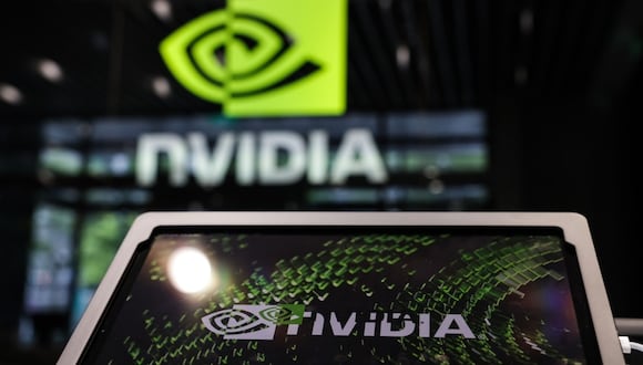 Signage at the Nvidia Corp. offices in Taipei, Taiwan, on Friday, June 2, 2023. Nvidia Chief Executive Officer Jensen Huang is heading to China to meet with tech executives in the world's biggest chip market, despite rising tensions between Washington and Beijing, according to people familiar with the matter.