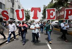 Maestros del Sutep anuncian movilización para el jueves 30 de enero