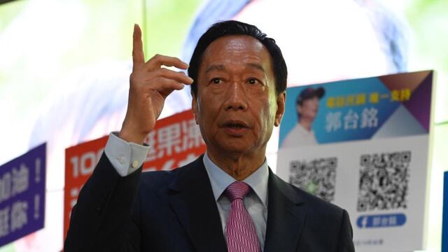 Candidato a presidencia de Taiwán renuncia a directiva de proveedor de Apple