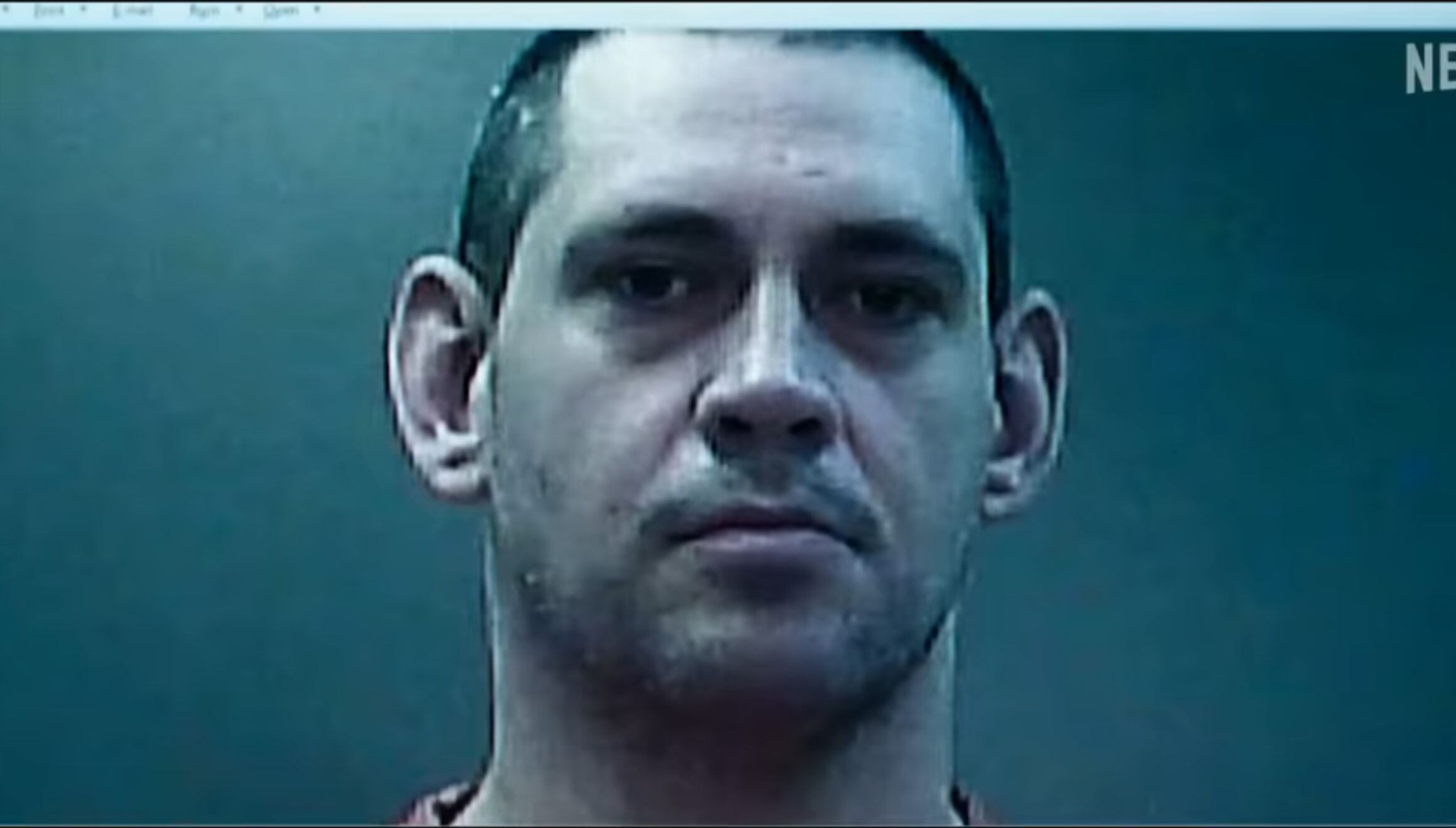 Casey White en una fotografía del archivo que se muestra en el documental “Fuga de prisión: El amor anda suelto” (Foto: Netflix)