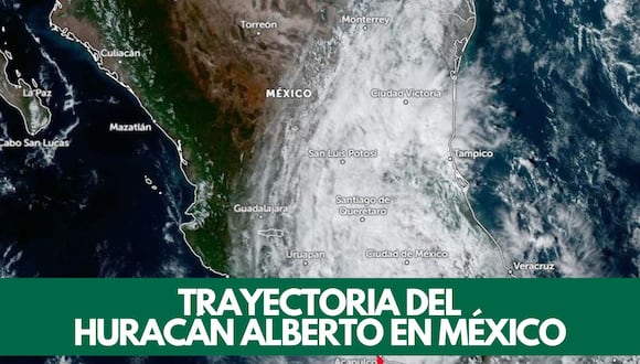 Conoce qué estados estarían en la mira del Huracán Alberto, así como las regiones mexicanas que podrían enfrentar este fenómeno meteorológico. | Crédito: gob.mx / Composición Mix