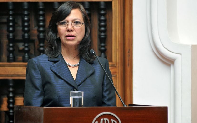 La excanciller Ana María Sánchez se convertiría en la primera mujer en ocupar este alto cargo en los últimos 40 años. (Foto: Andina)