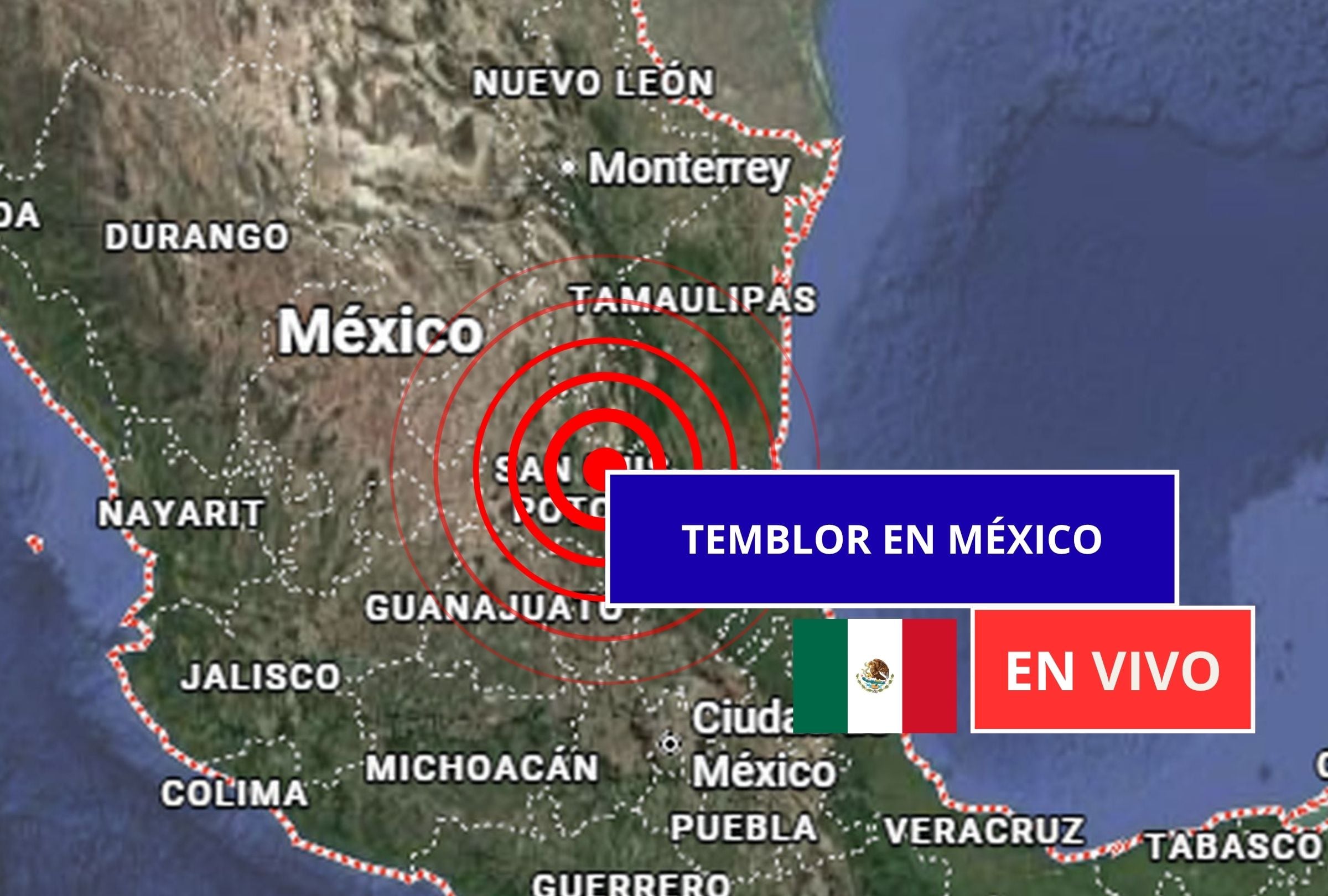 Sigue el reporte oficial del Servicio Sismológico Nacional (SSN) sobre los últimos temblores registrados en México hoy, domingo 19 de julio de 2026. (Imagen creada con foto de Google Maps para Gestión Mix)