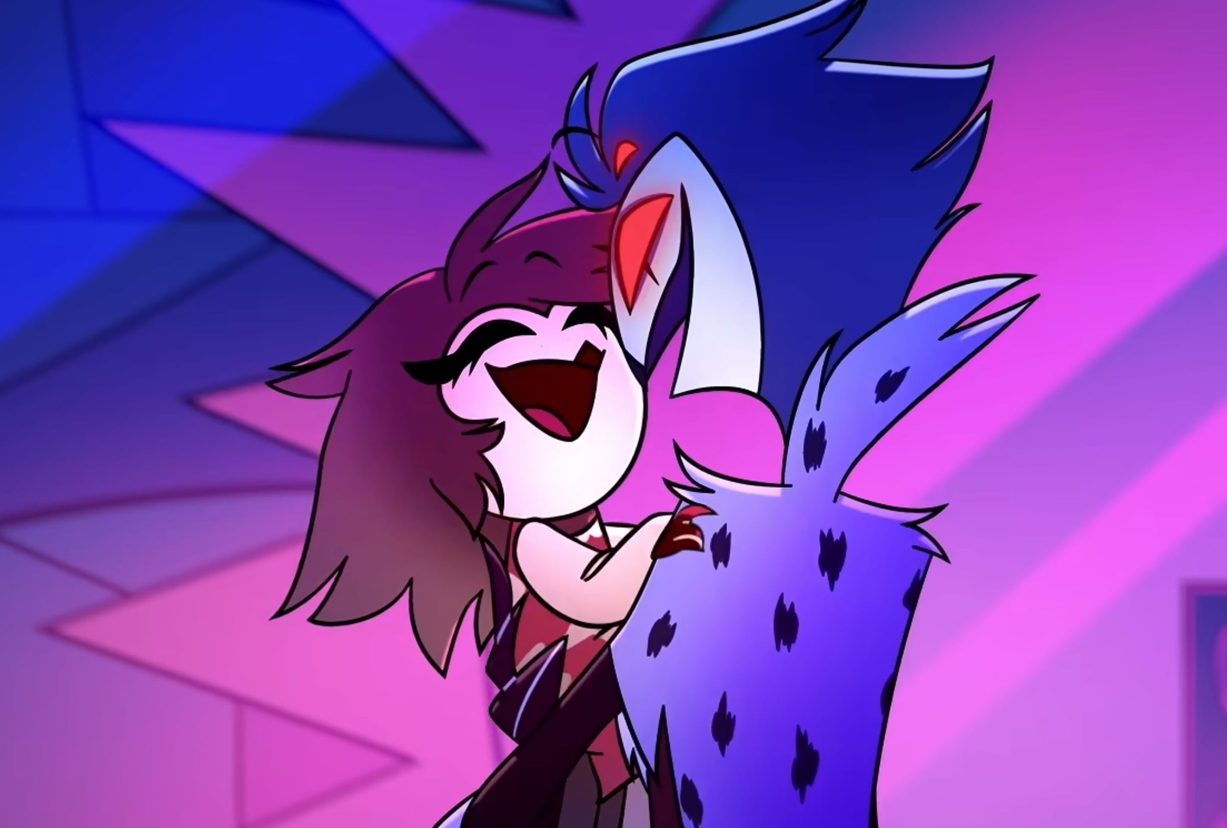 La temporada 3 de la serie animada "Helluva Boss" muestra un tierno recuerdo de infancia entre el Príncipe Goetia, Stolas, y su hija Octavia (Foto: SpindleHorse Toons / Amazon Prime Video)