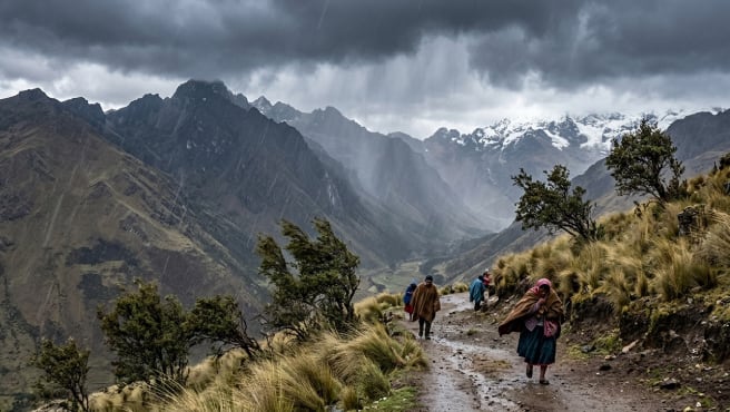 Senamhi alerta que lluvias y granizo llegarán a estas regiones desde mañana. Foto: Senamhi.