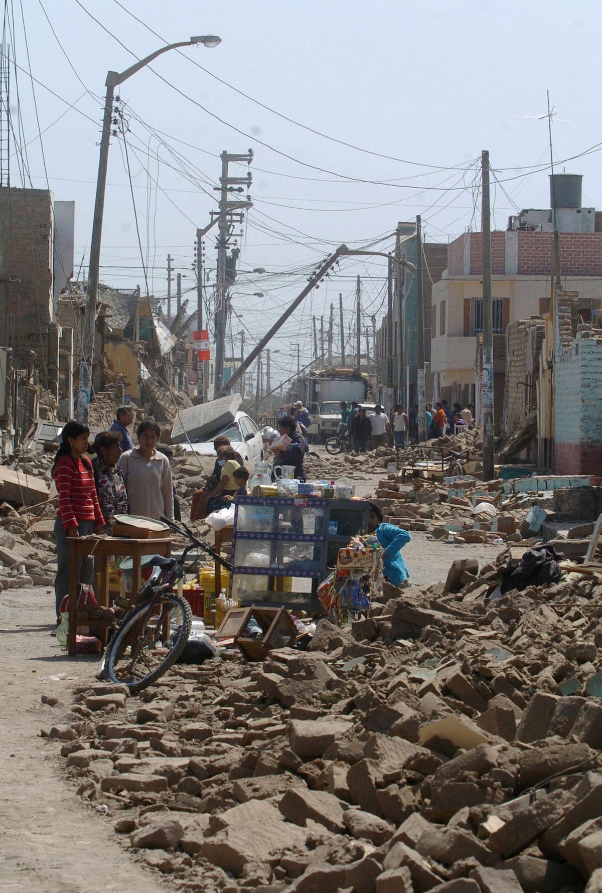 Pisco fue una de las zonas más afectadas por el terremoto. (Foto: EFE)