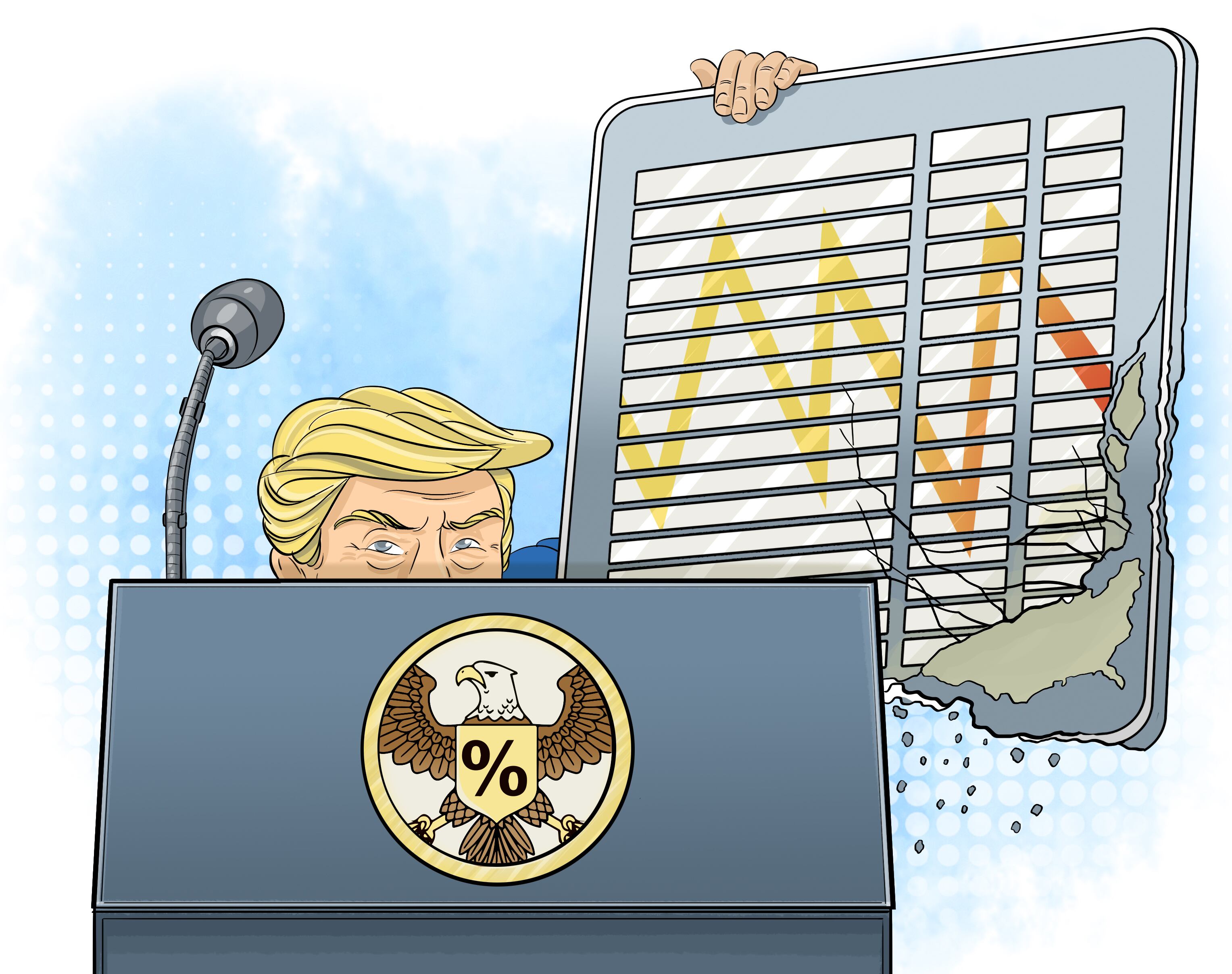 El caso es especialmente alarmante para los países de menor desarrollo, afectados por el empeoramiento de las condiciones financieras internacionales. (Ilustración : Lavida)