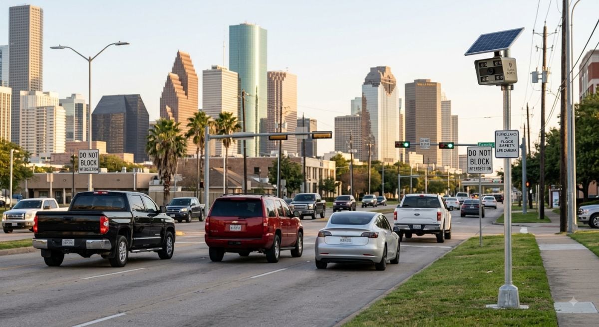 Aunque Flock Safety afirma que no utiliza reconocimiento facial, sus dispositivos permiten crear registros detallados sobre el paso de vehículos por distintos puntos (Foto: Imagen creada por El Comercio MAG usando Gemini)