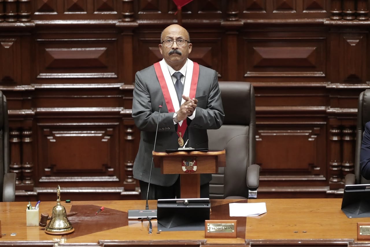 Oscar Reto fue elegido presidente de la Cámara de Diputados. Foto: Congreso