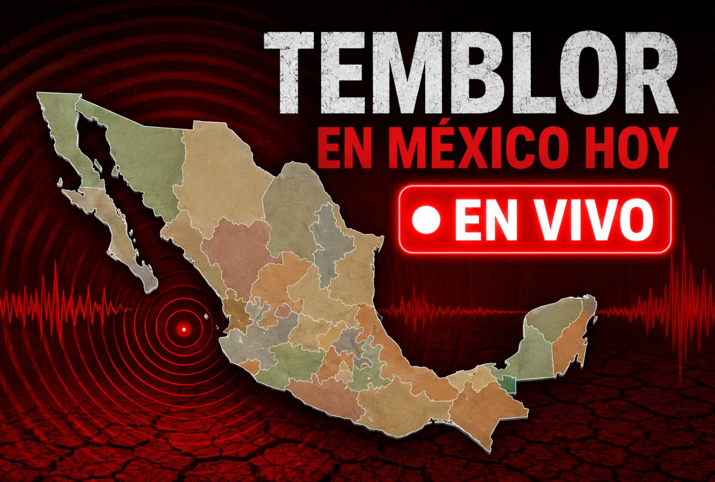 Sigue el reporte oficial del Servicio Sismológico Nacional (SSN) sobre los últimos temblores registrados en México hoy. Imagen creada por ChatGPT.