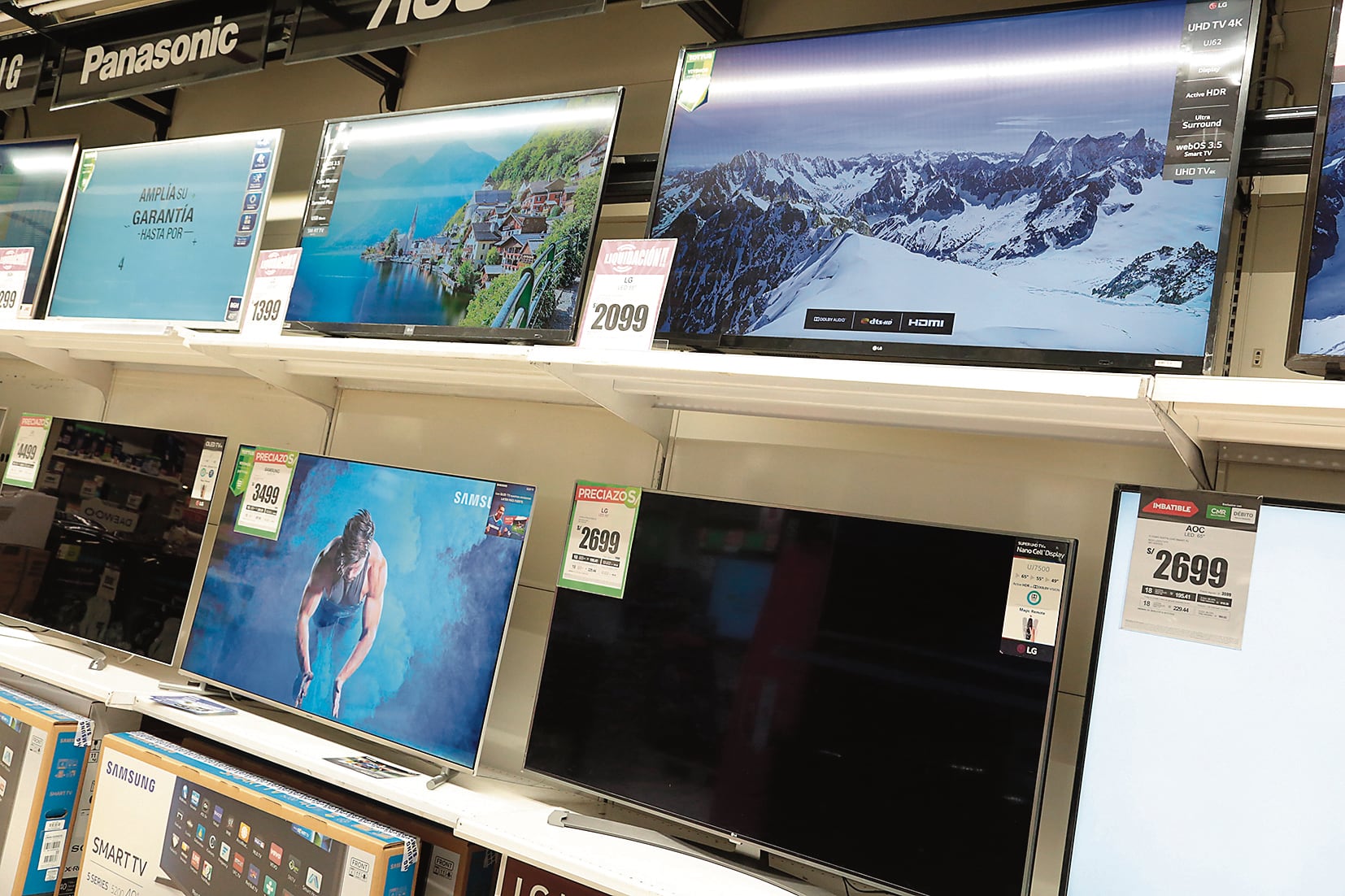 Venta de televisores se incrementará a propósito del Mundial 2026. (Fuente: GEC)