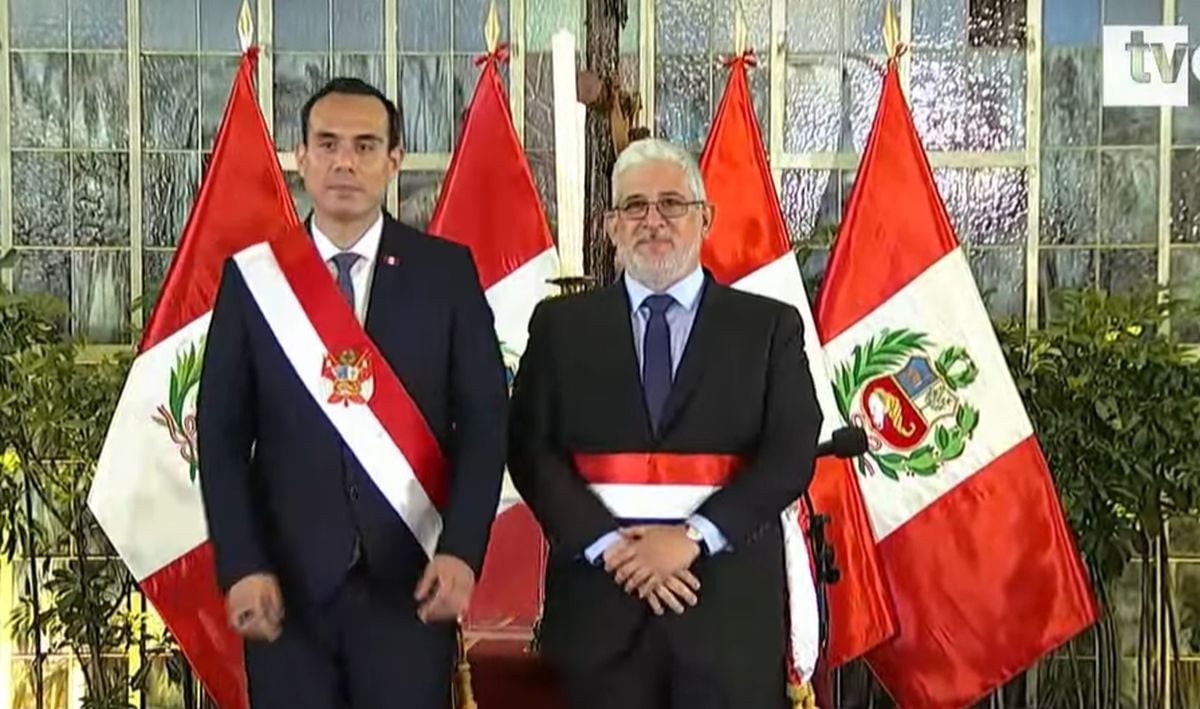 Alfredo Luna juró como nuevo ministro de Cultura en el gobierno de José Jerí | Captura de video TV Perú