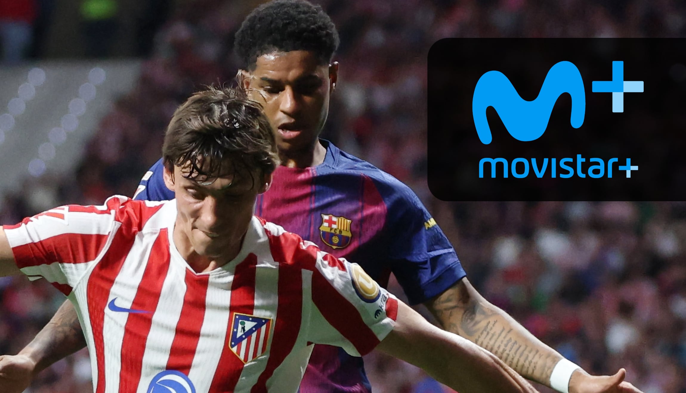 Sigue el partido de FC Barcelona vs. Atlético de Madrid vía Movistar Plus en directo, este miércoles 8 de abril, por la ida de los cuartos de final de la Champions League 2026. (Foto: AFP / Composición Gestión Mix)