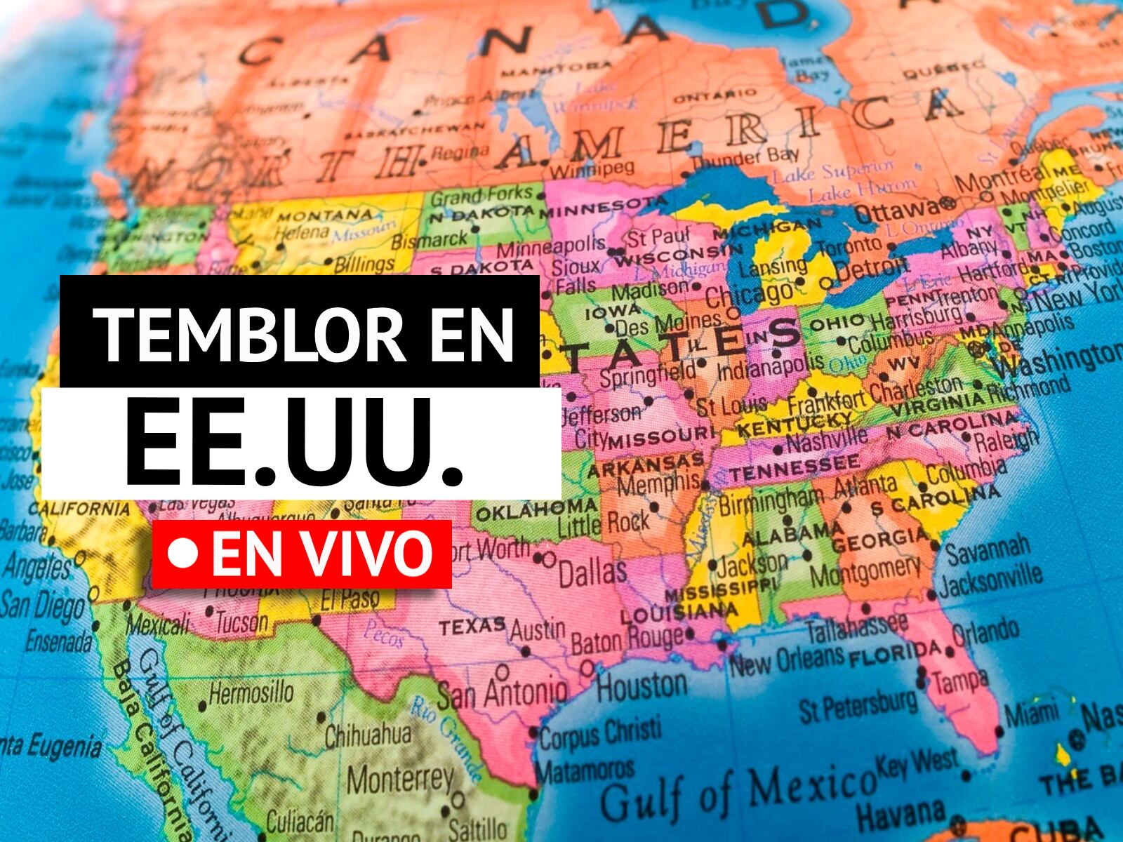 Conoce los sismos registrados hoy en Alaska, California, Texas entre otros estados de USA, según el reporte oficial del USGS en vivo. (Foto: Composición Mix)