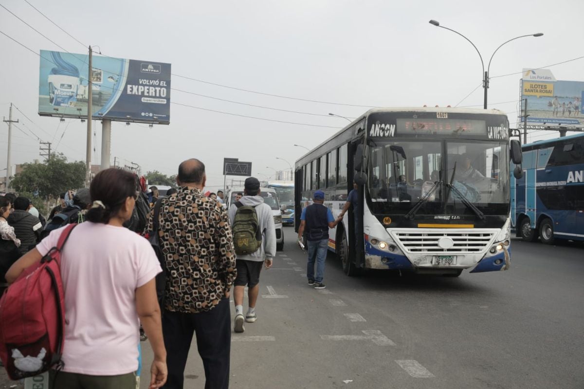 Paro de transportistas. (Foto: GEC)